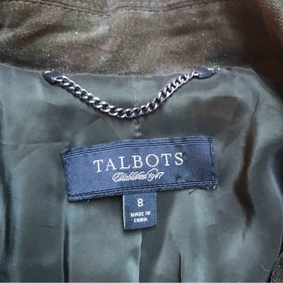 Talbots Velvet Double-Breasted Blazer, EUC, 8 - Picture 4 of 16